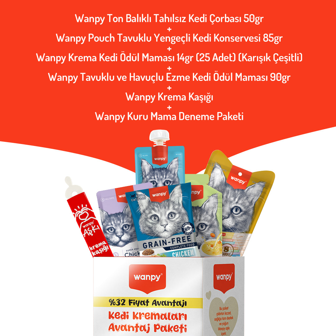 Wanpy Kedi Krema Avantaj Paketi
