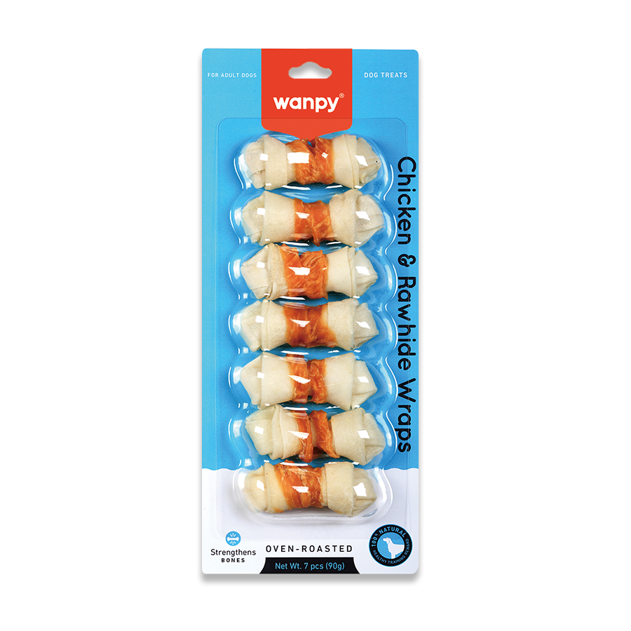 Wanpy Deri Üzerine Tavuk Sarılı Köpek Ödülü