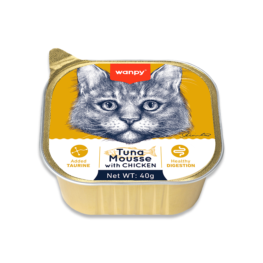 Wanpy Ton Balıklı ve Tavuklu Alutray Yaş Mama