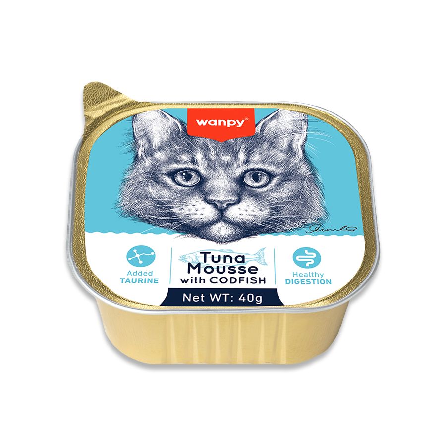 Wanpy Ton ve Morina Balıklı Alutray Yaş Mama