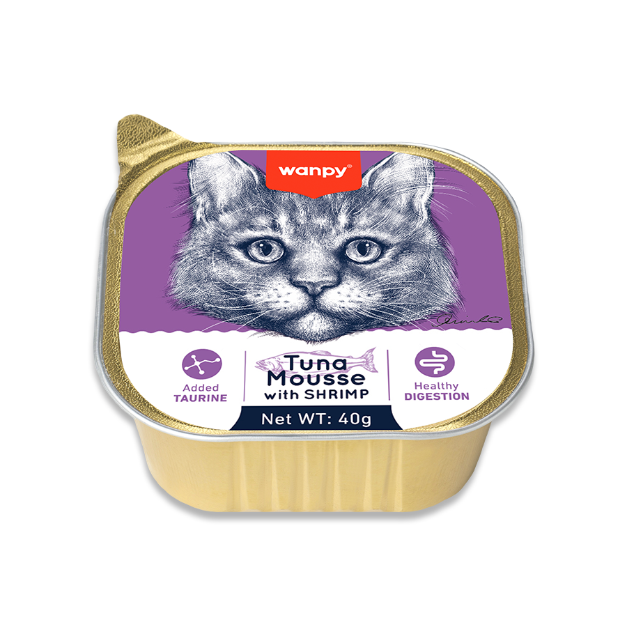 Wanpy Ton Balıklı ve Karidesli Alutray Yaş Mama