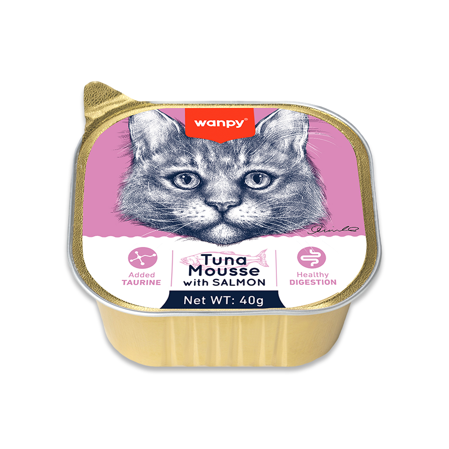 Wanpy Ton Balıklı ve Somonlu Alutray Yaş Mama