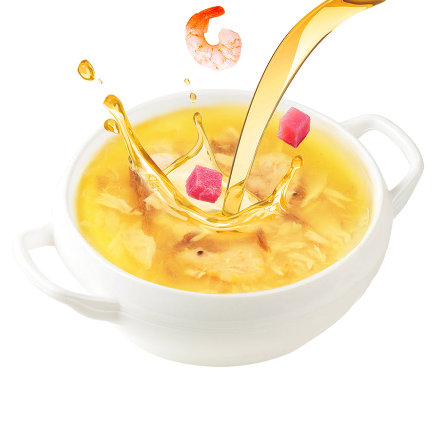 Wanpy Karidesli ve Ton Balıklı Tahılsız Kedi Çorbası