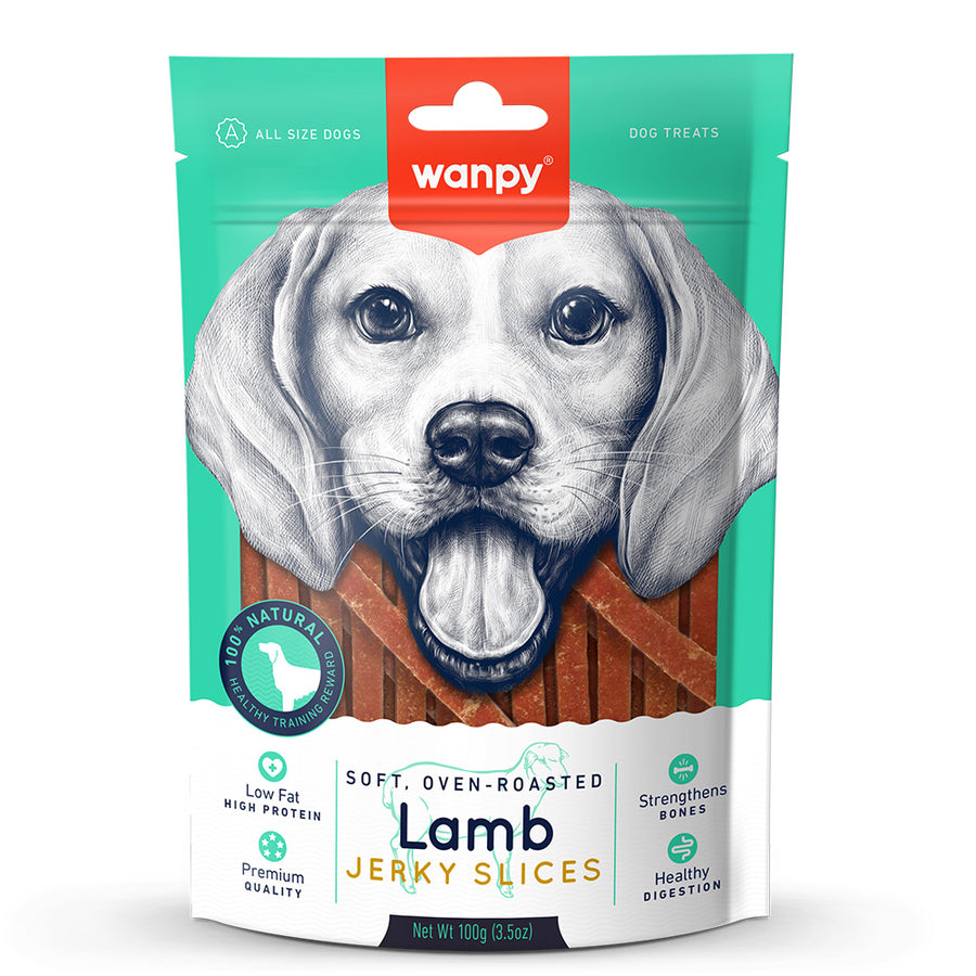 Wanpy Yumuşak Kuzu Eti Dilimleri Köpek Ödülü 100 gr