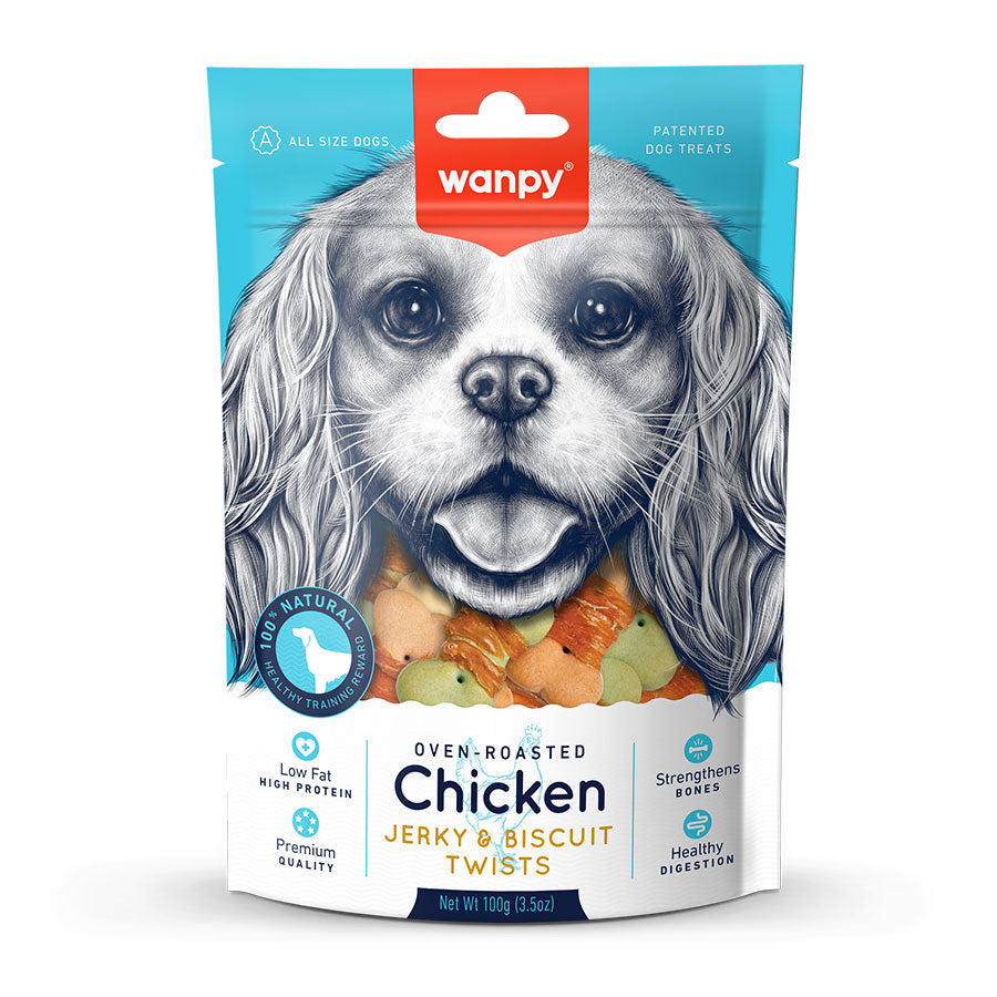 Wanpy Tavuk Sargılı Bisküvi Köpek Ödülü