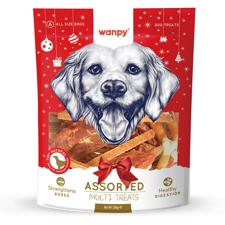 Wanpy Karışık Yılbaşı Köpek Ödülü 300 gr