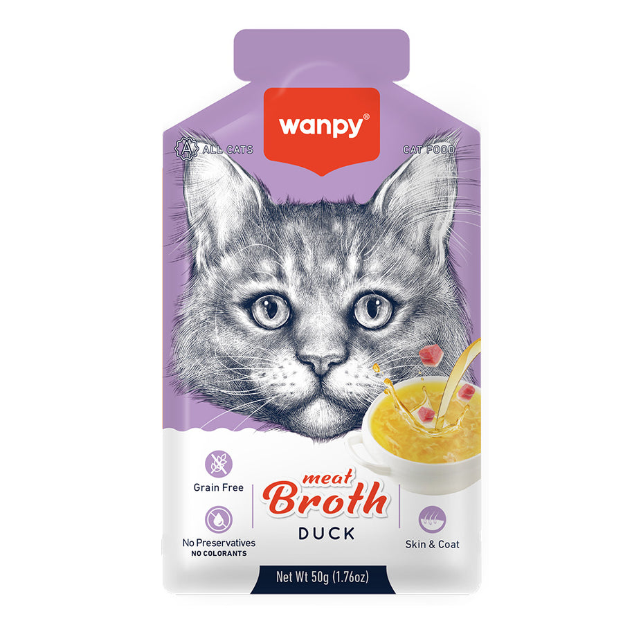 Wanpy Ördek Etli Tahılsız Kedi Çorbası