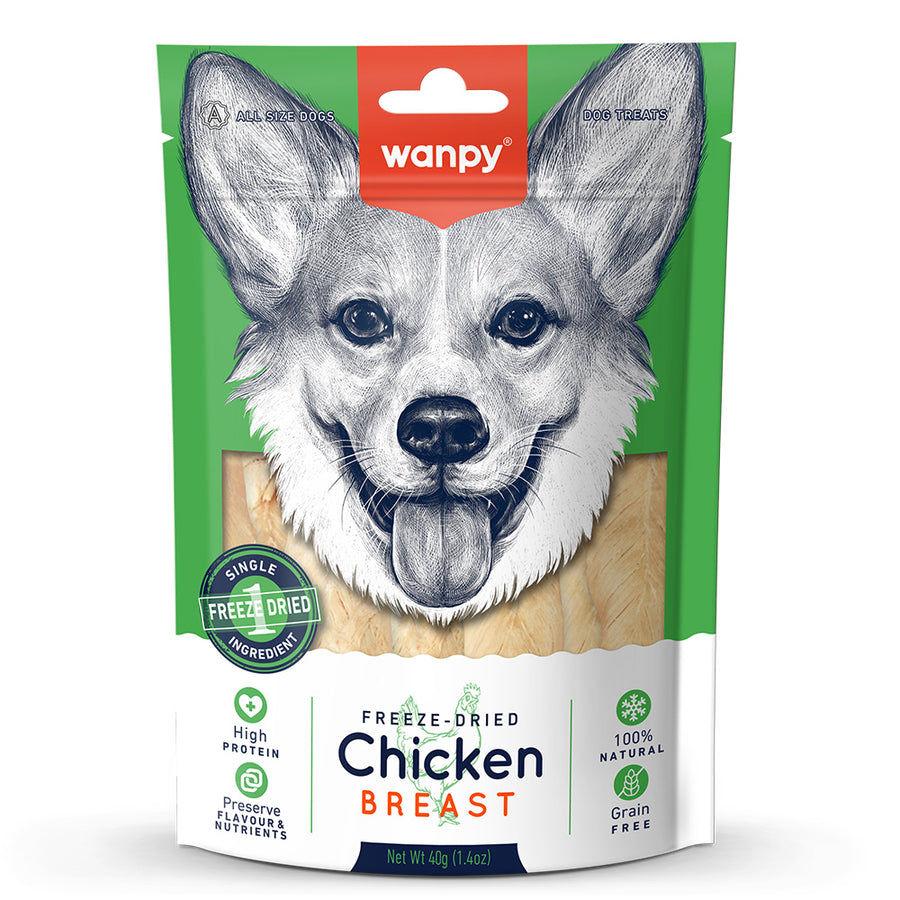 Wanpy Kurutulmuş %100 Gerçek Tavuklu Köpek Ödülü