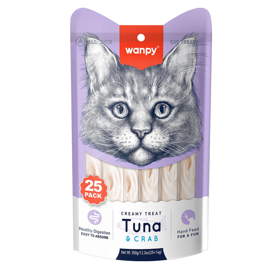 Wanpy Ton Balıklı & Yengeçli Krema Kedi Ödülü