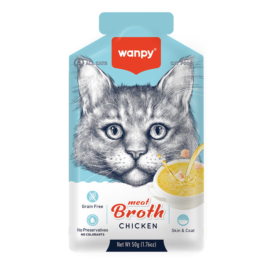 Wanpy Tavuklu Tahılsız Kedi Çorbası
