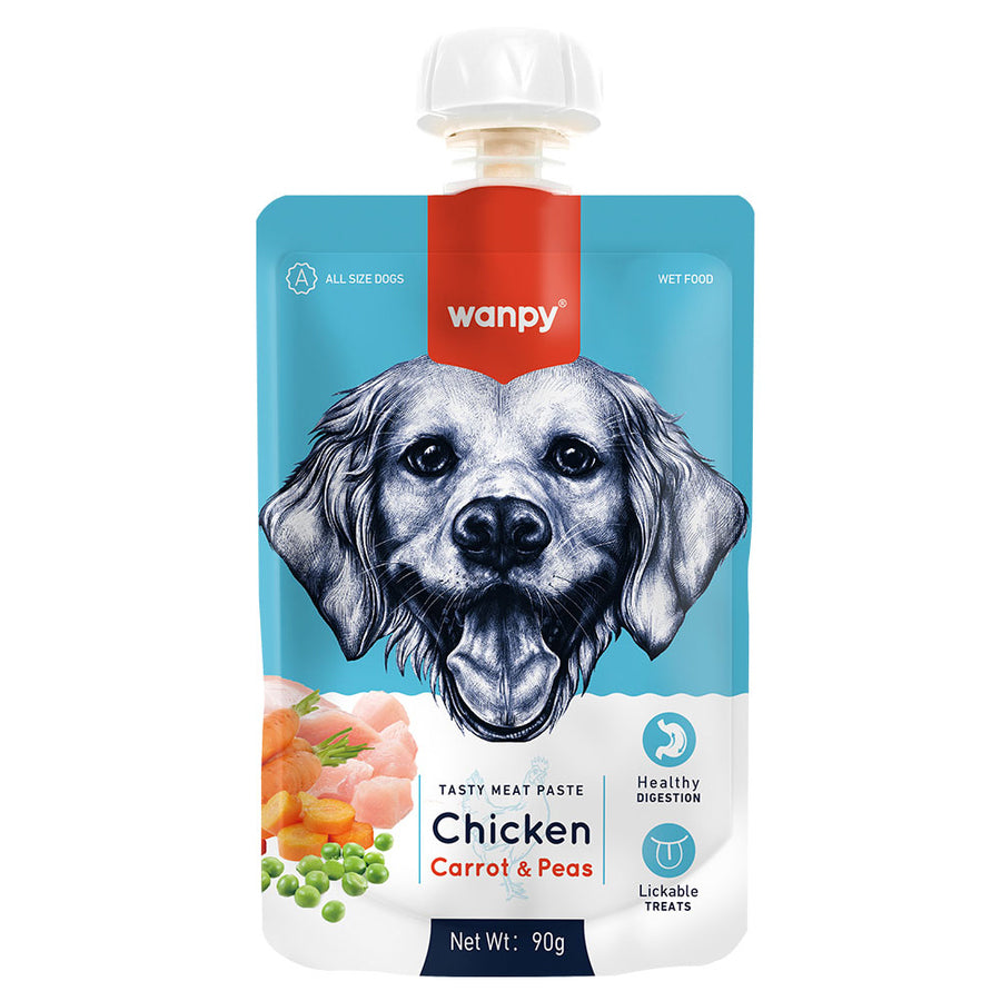 Wanpy Taze Tavuklu ve Havuçlu Köpek Et Ezmesi