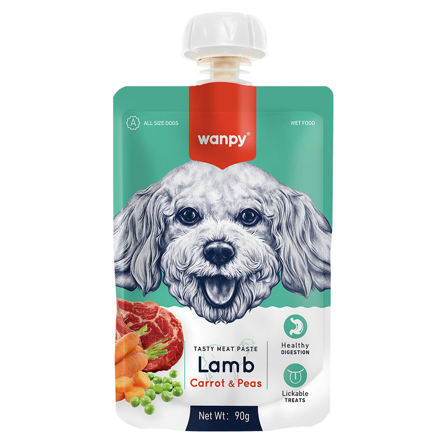 Wanpy Kuzulu ve Havuçlu Ezme Köpek Ödül Maması