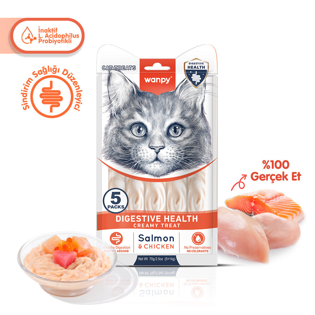 Wanpy Sindirim Sağlığı Destekleyici Fonksiyonel Kedi Kreması
