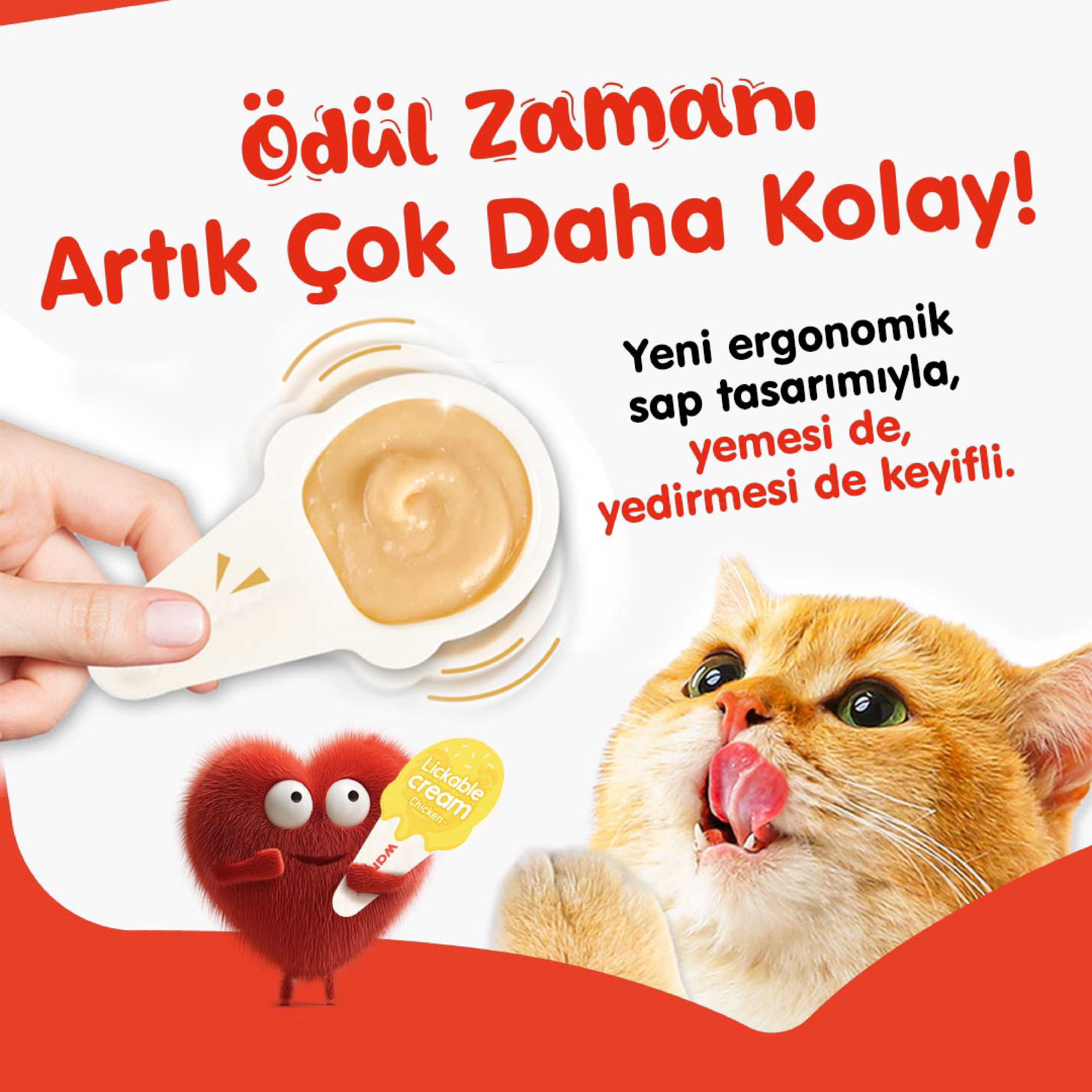 Wanpy Tavuklu Kaşıklı Kedi Ödül Kreması