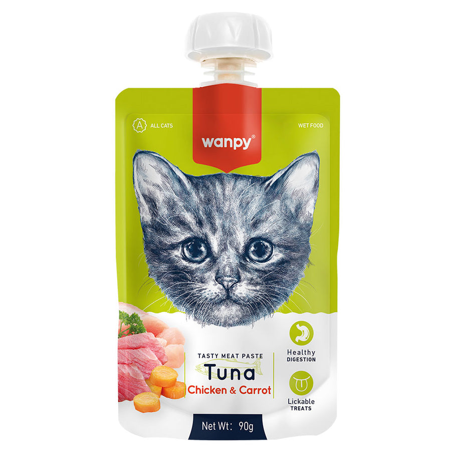 Wanpy Taze Ton Balıklı ve Tavuklu Kedi Et Ezmesi