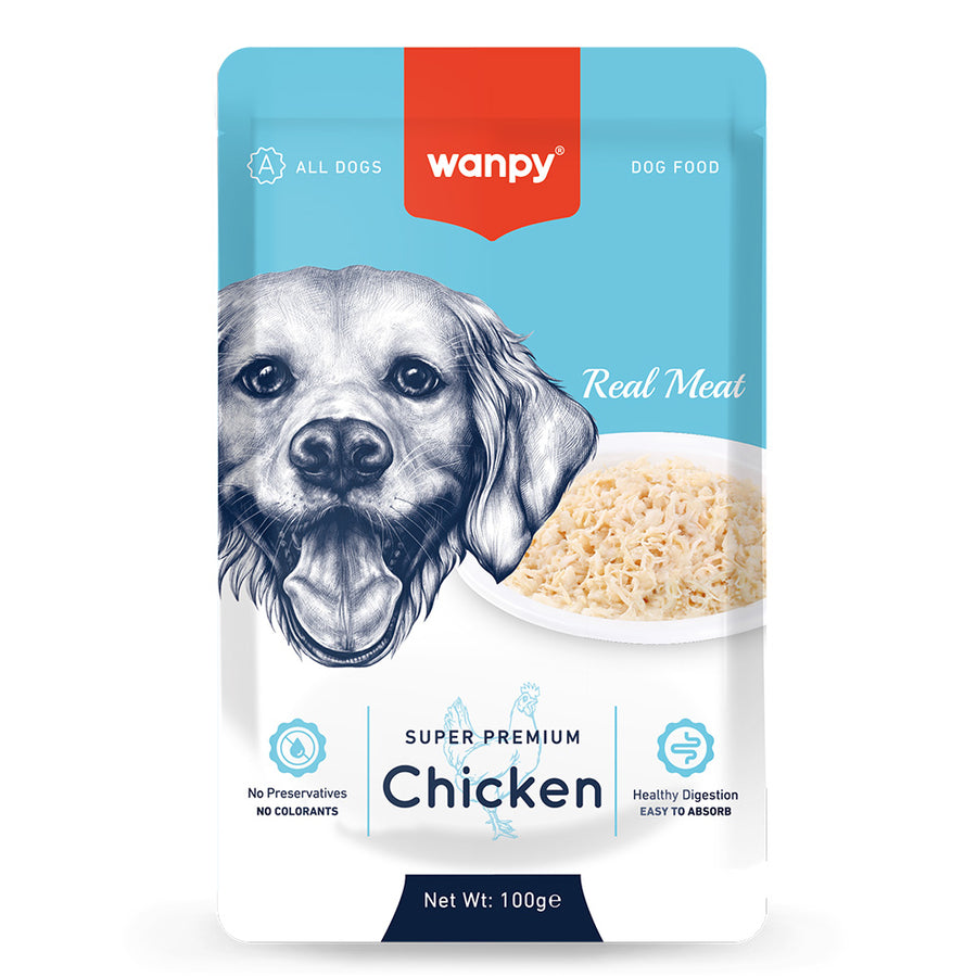 Wanpy Pouch Tavuklu Yaş Köpek Maması