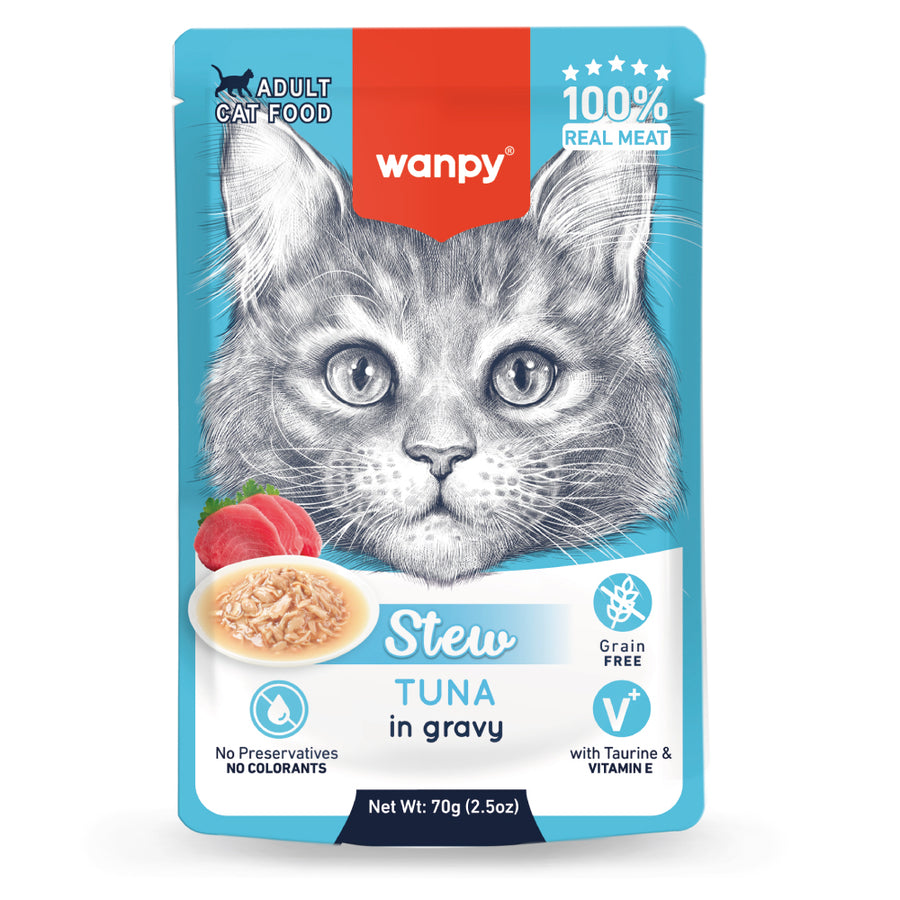 Wanpy Pouch Ton Balıklı Yaş Kedi Maması 70gr