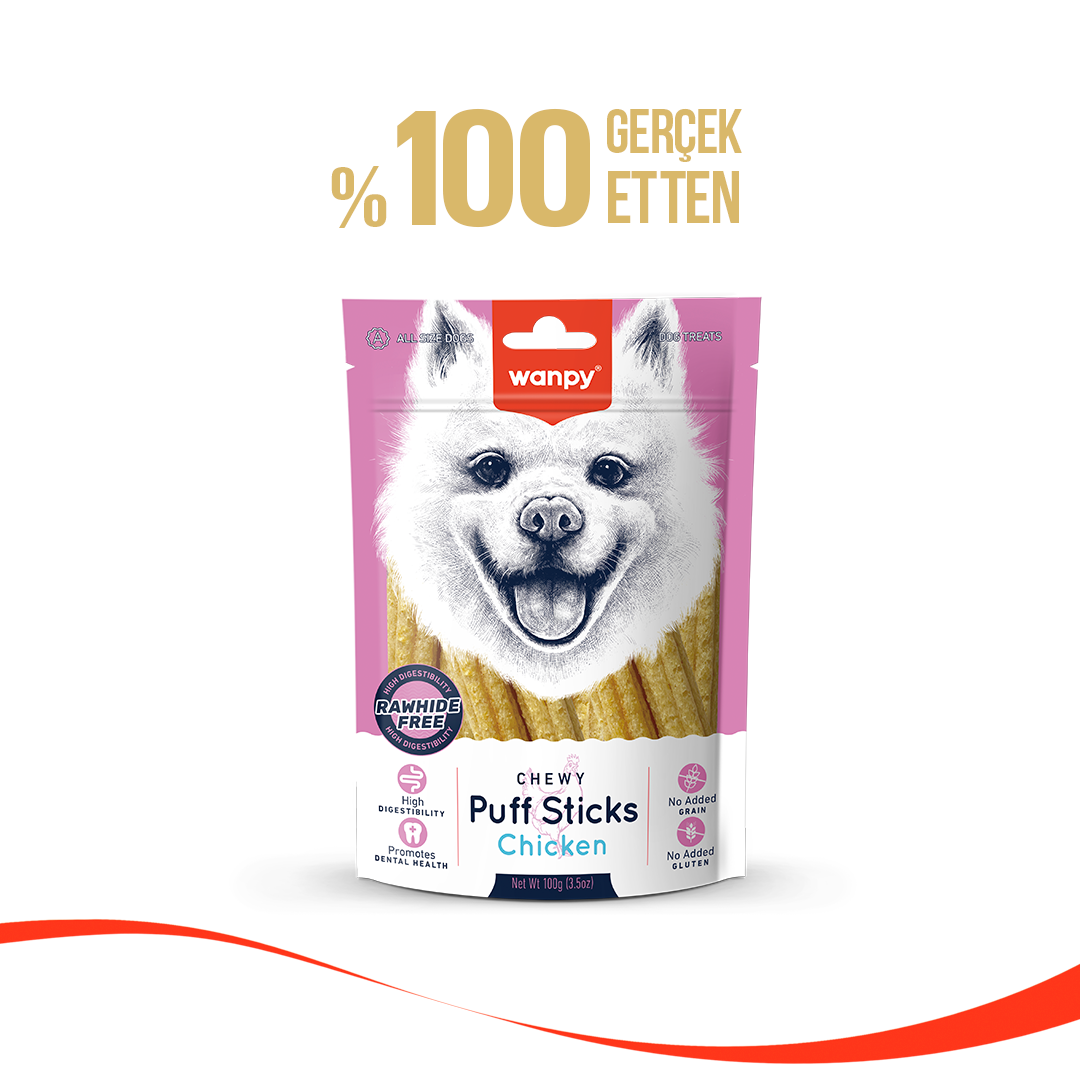 Wanpy Tahılsız Tavuklu Köpek Çiğneme Ödülü 100g