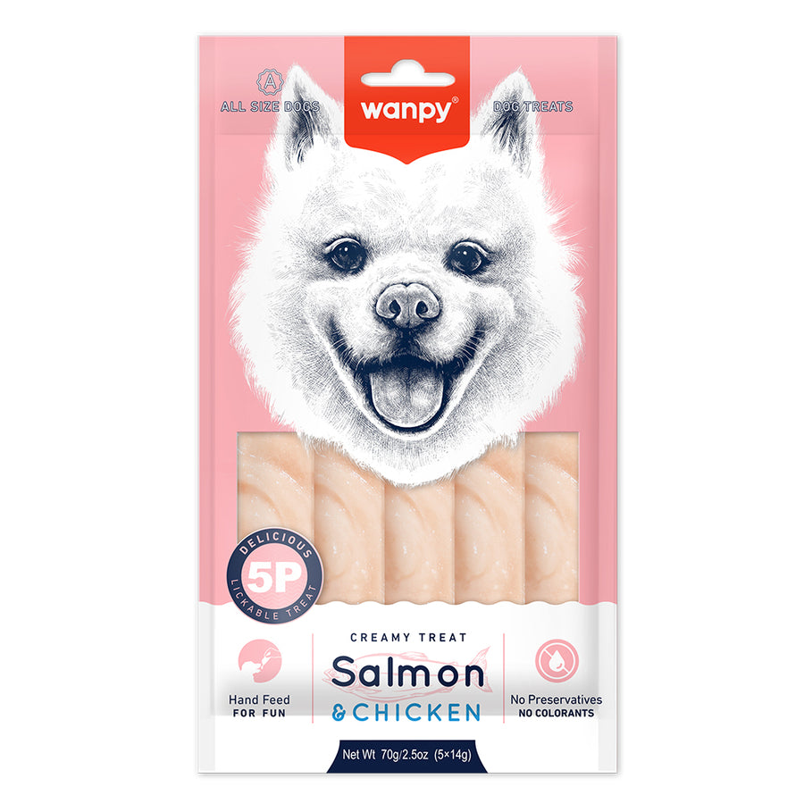 Wanpy Somonlu ve Tavuklu Krema Köpek Ödül Maması